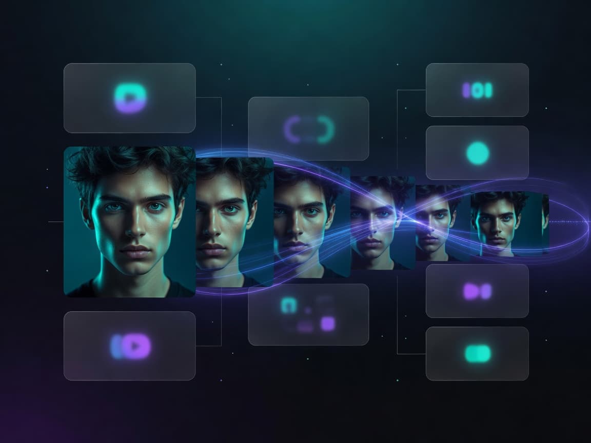 Veo-style AI video from photo created with VIBE